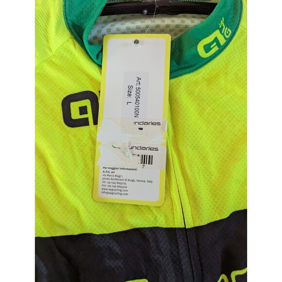 ALE Cycling No Boundaries Cycling Jersey High Vis Full Zip NWT Women's Large - Picture 4 of 10